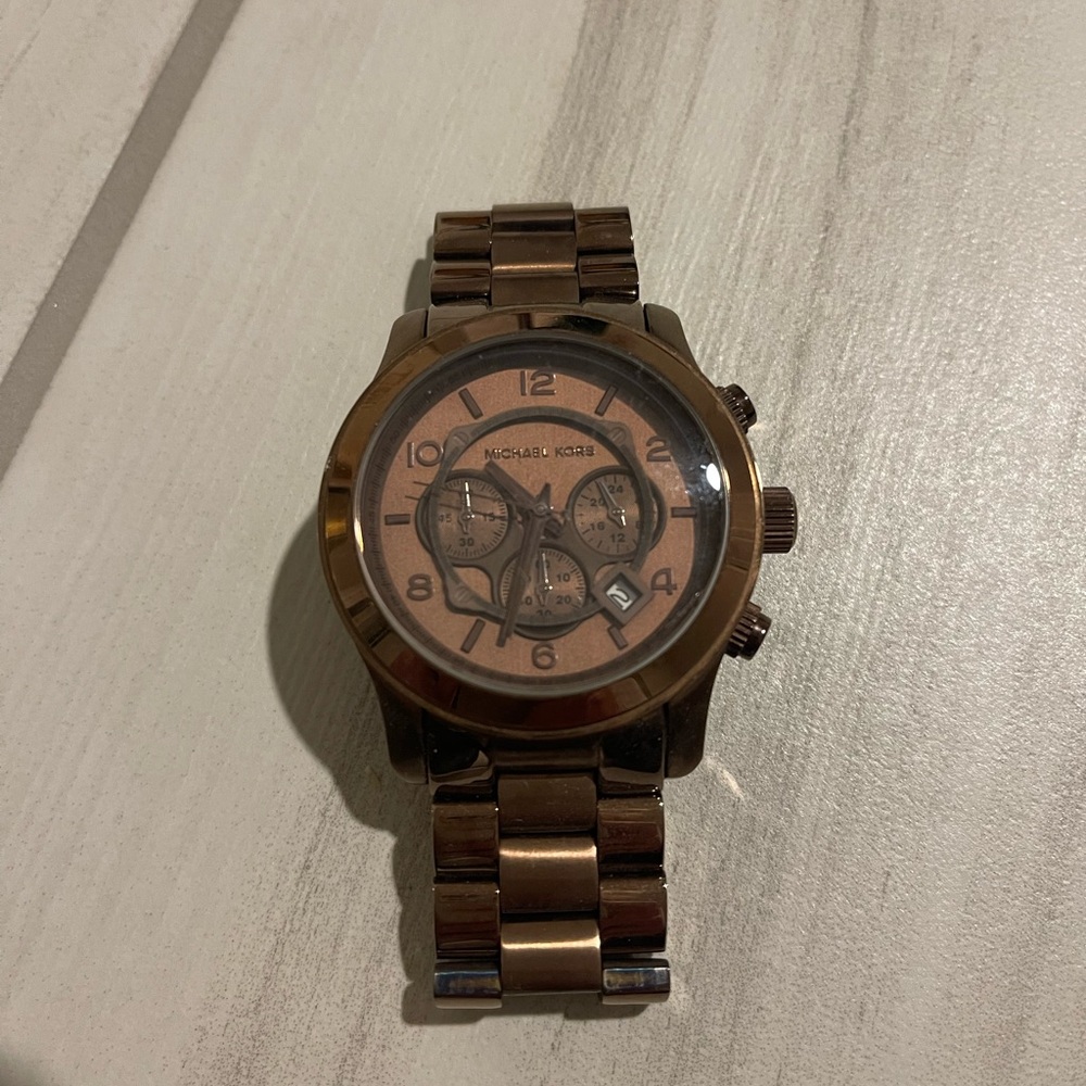 Michael Kors watch - chocolate